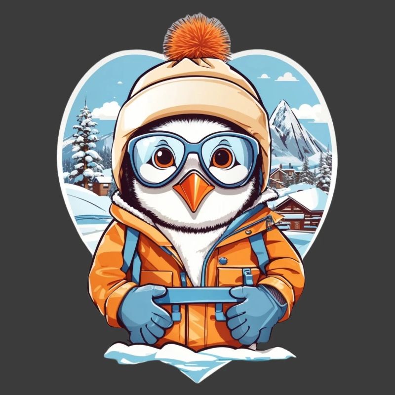 Süßer Pinguin