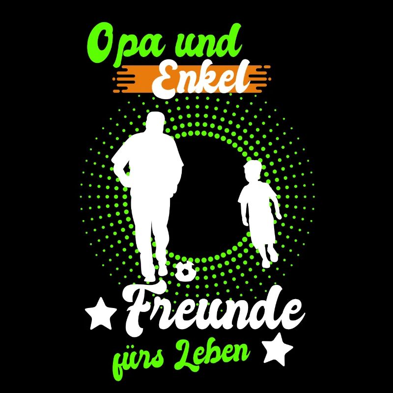 Opa und Enkel Freunde