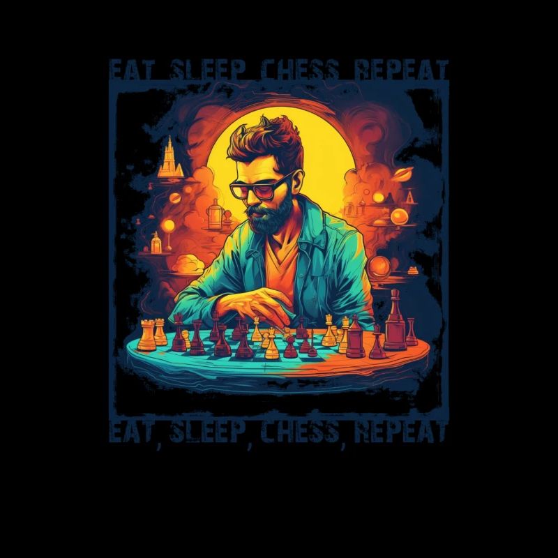 EAT SLEEP CHESS REPEAT
