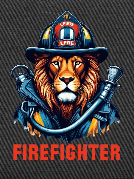 Firefighter Lion Gift