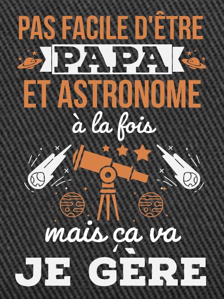 Papa et astronome