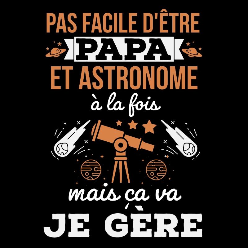 Papa et astronome