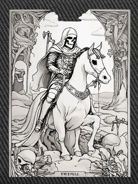 Todesreiter Tarot Illustration