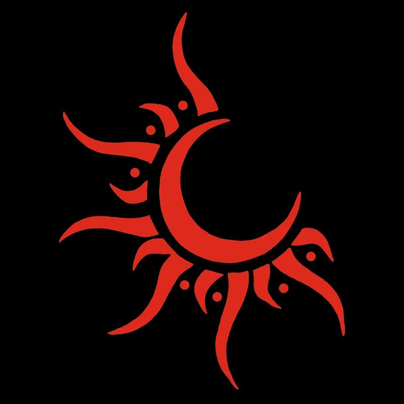 Red Sun and Moon