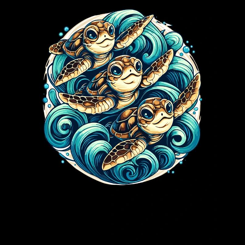 Pins de mer de style koï