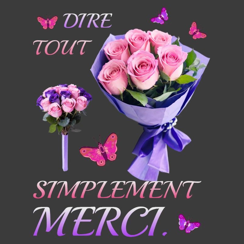 Dites simplement merci.