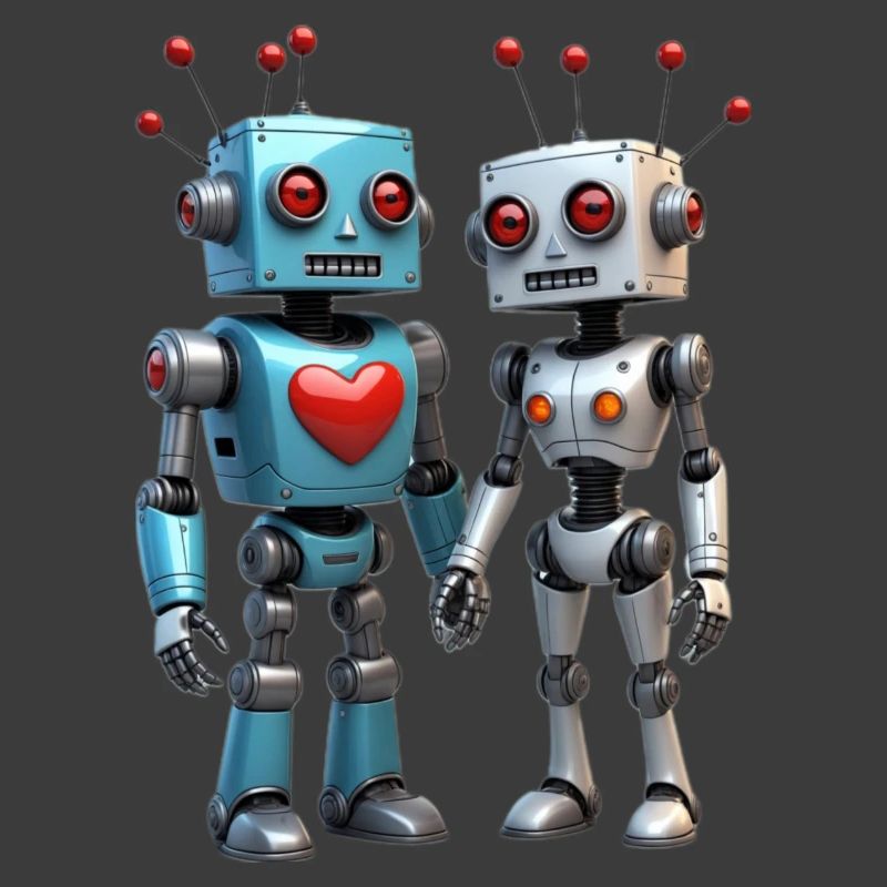 Roboter Pärchen