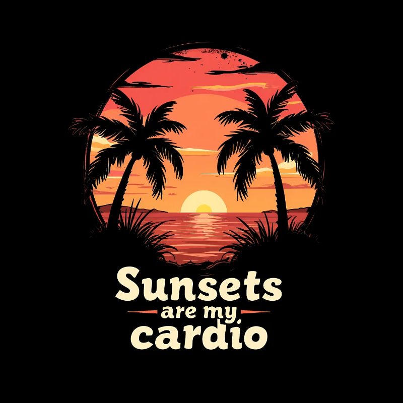 Les couchers de soleil sont mon cardio