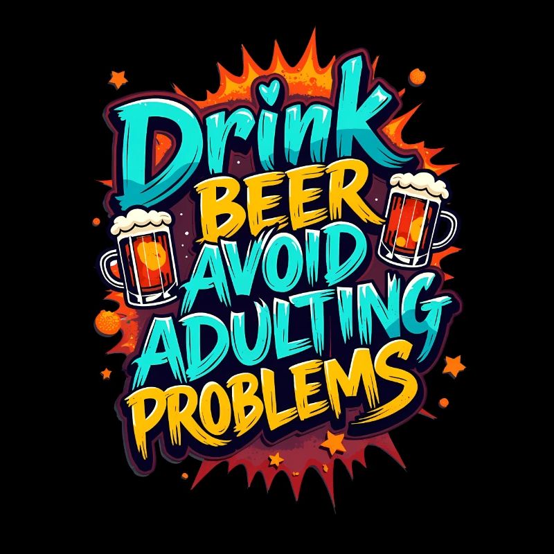 DRINK BEER, AVOID ADULTING PROBLEMS