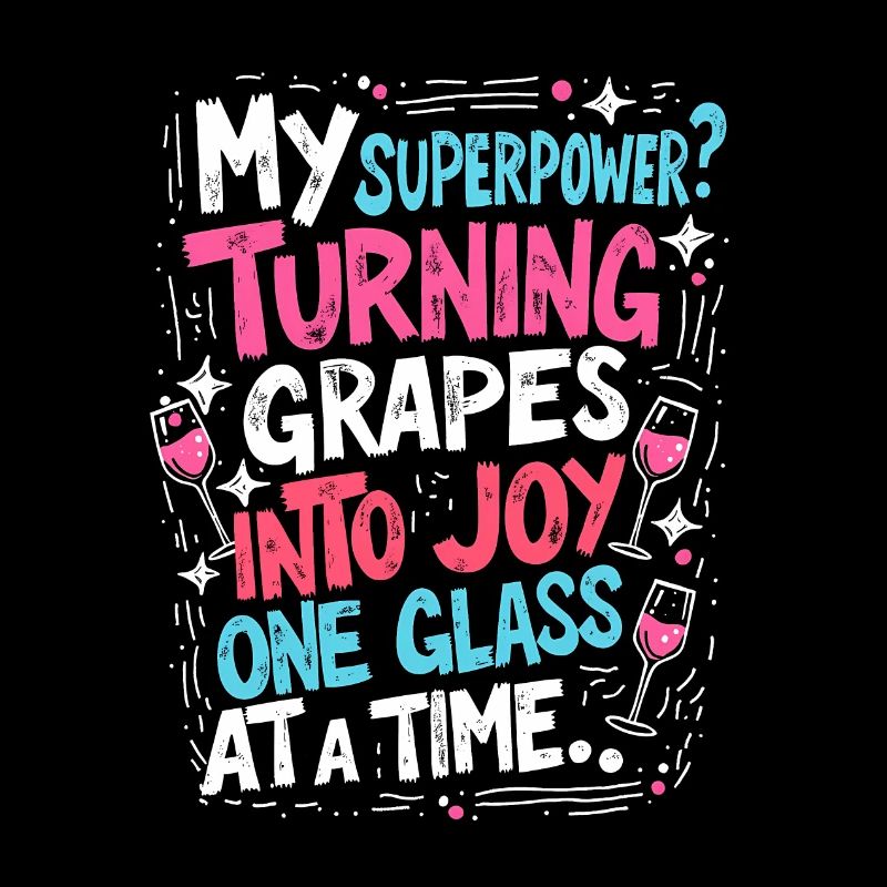 MY SUPERPOWER? TURNING GRAPES INTO JOY