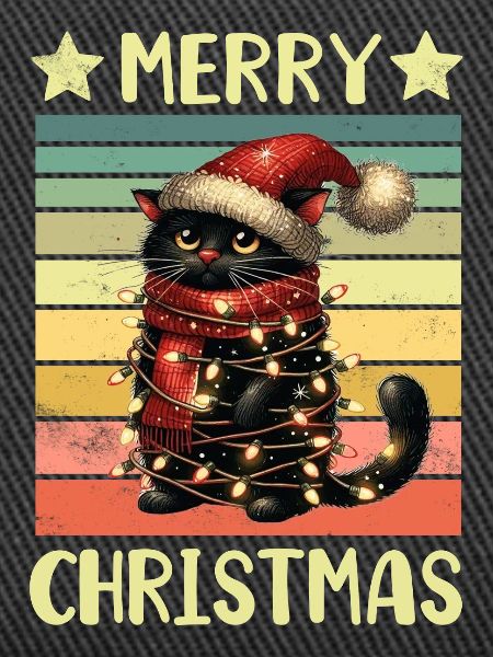Black Cat Christmas