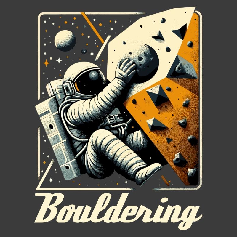 Bouldering Astronaut Spaceman Gift