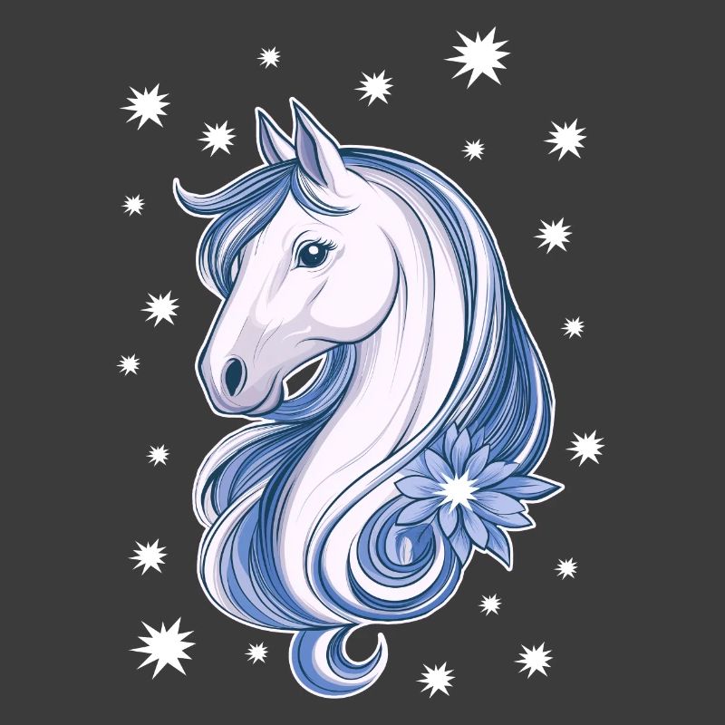 Pferd mit Sternen