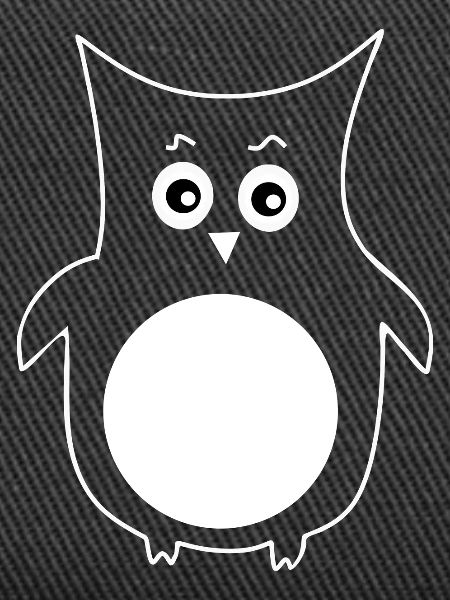 white owl bird white