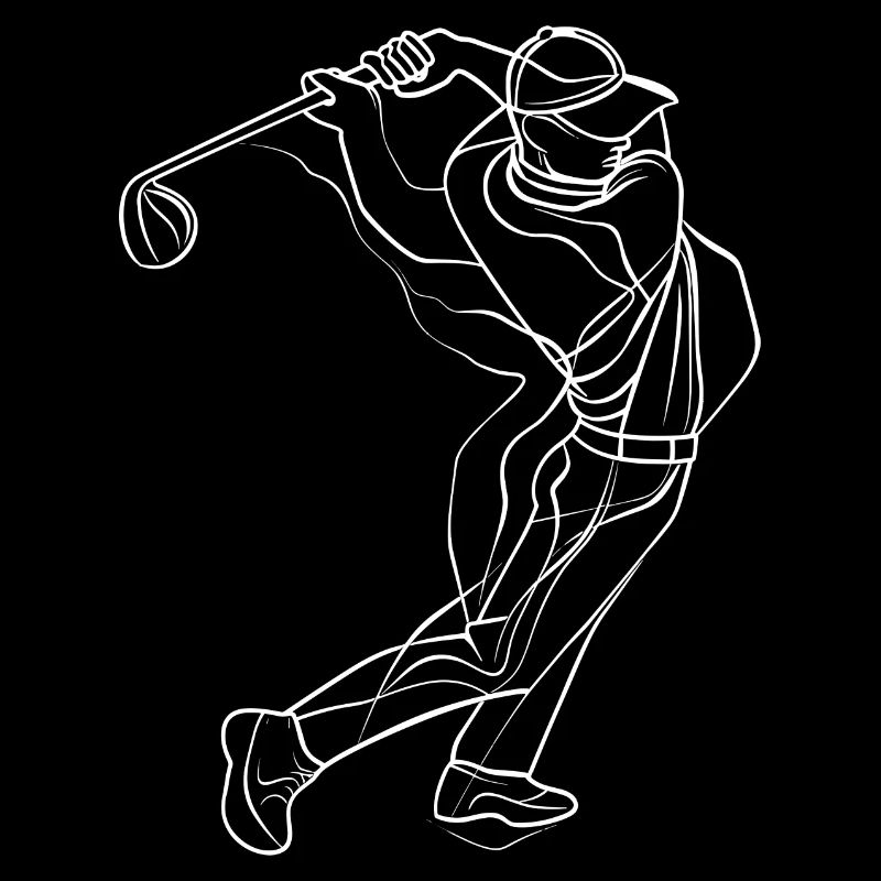 Golfer Skizze