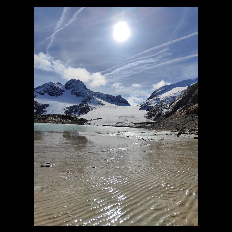 Glacier and Lake