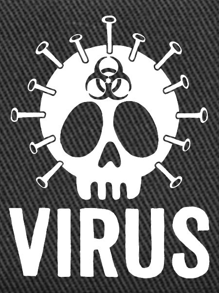 Virus skull