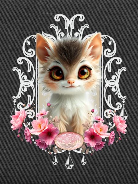 Lovely and fluffy kitten