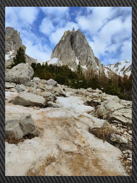 Snow-capped mountains