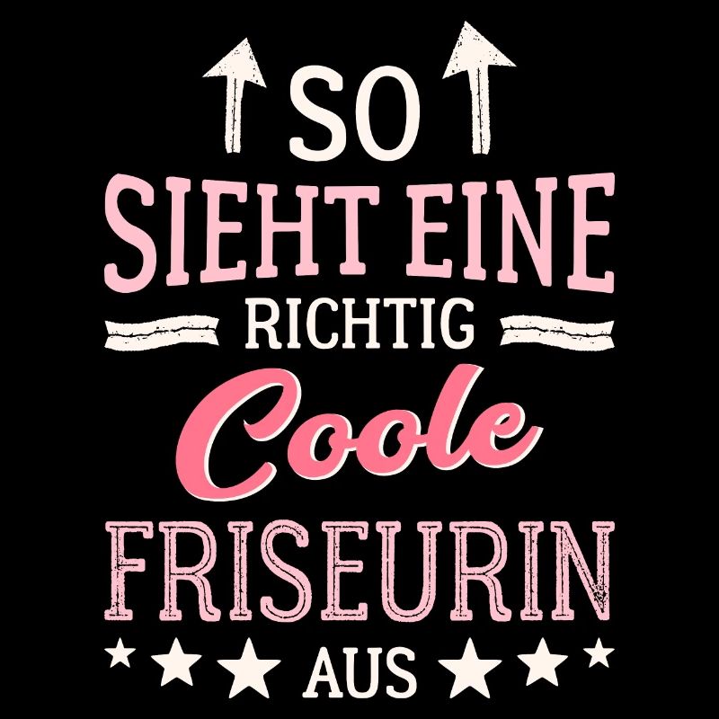 So sieht eine richtig coole Friseurin aus Coiffeur