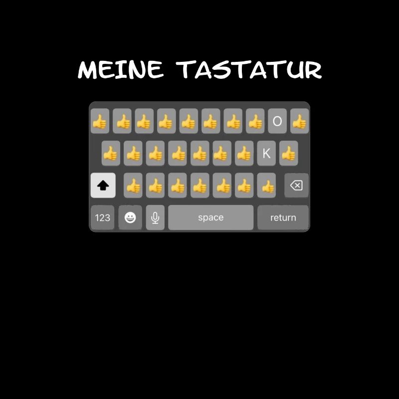 MON CLAVIER LÈVE LE POUCE. Message Père Papa
