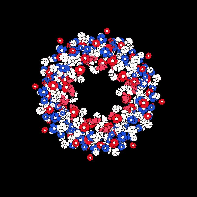 fleur fleurs fleurs fleurs couronne