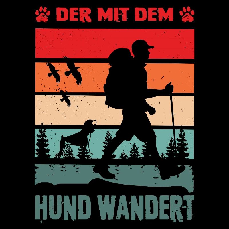 Der Mit Dem Hund Wandert