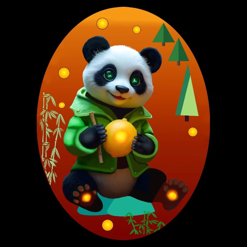 Cyber Lemon Bamboo Panda