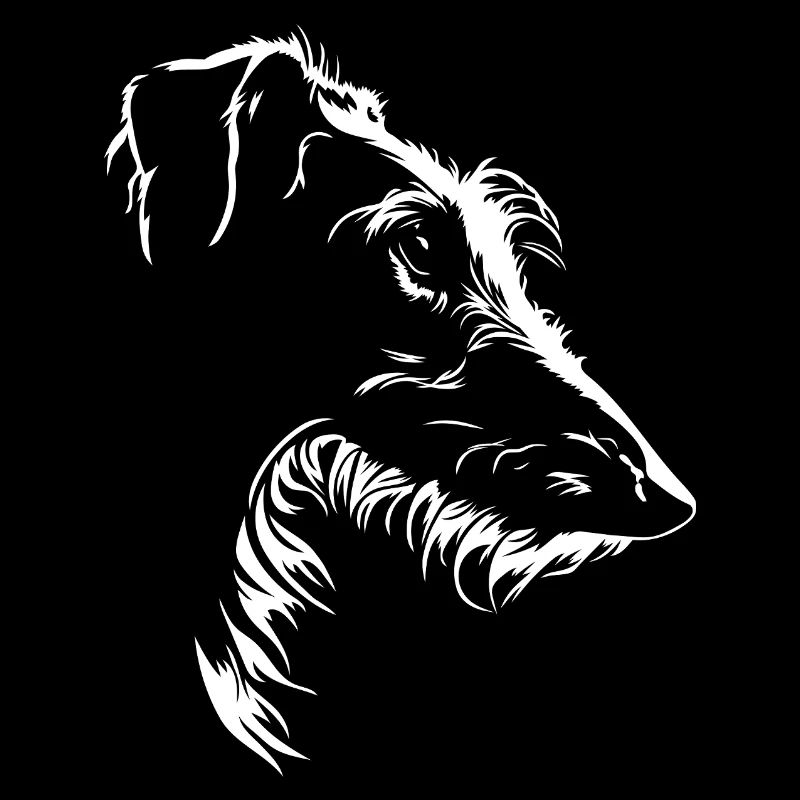 Deerhound Silhouette Chien Chien Wilsigns