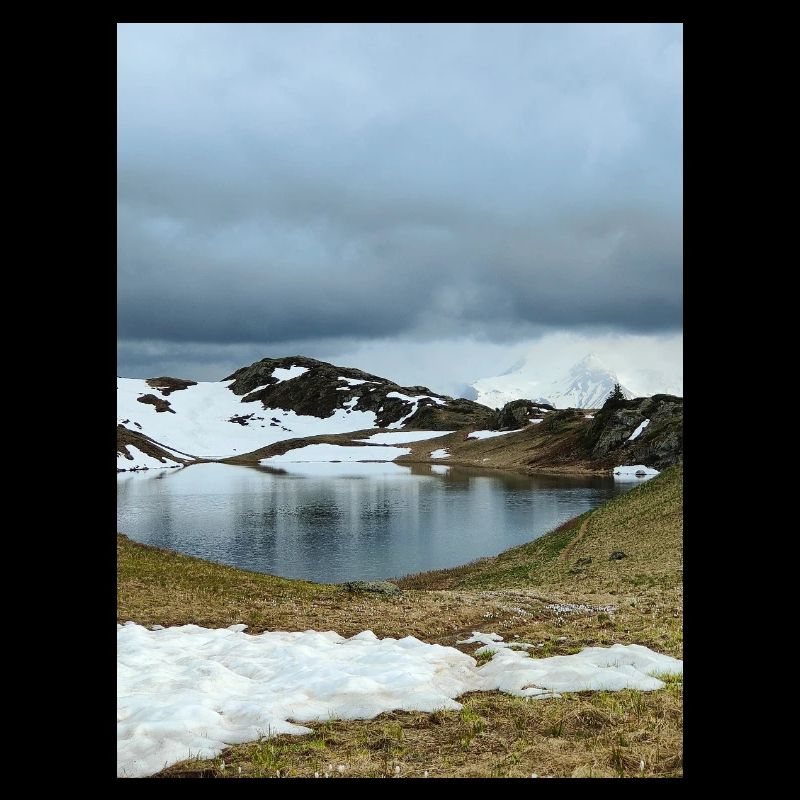 Runder See in Oisans
