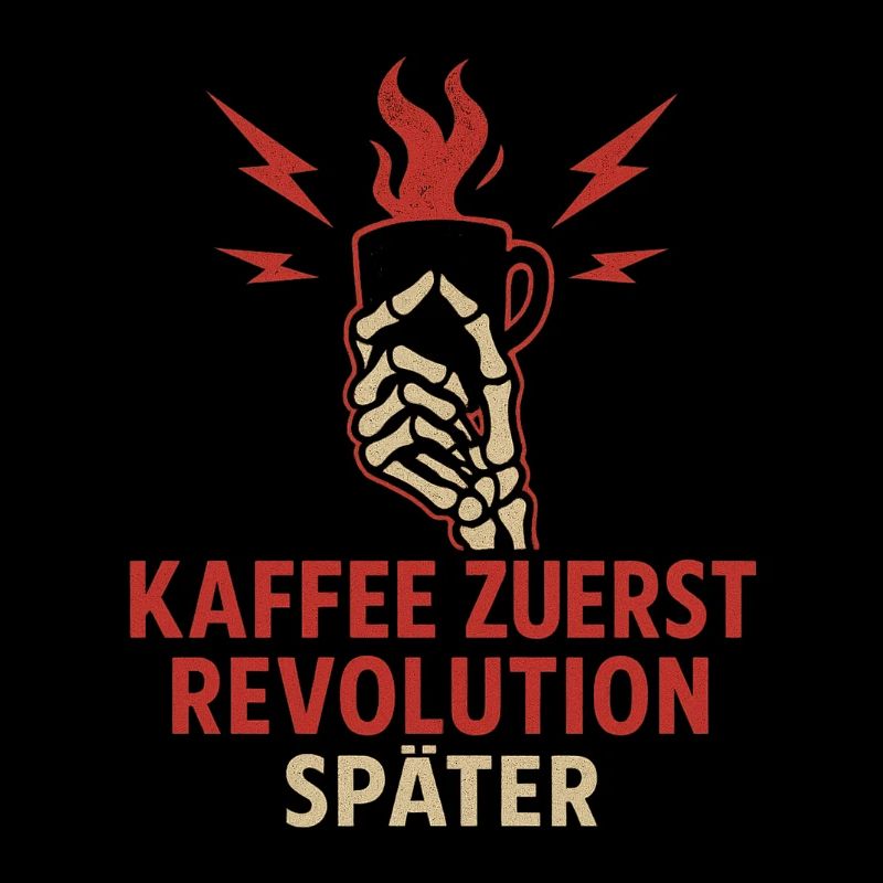 Coffee first, revolution later.