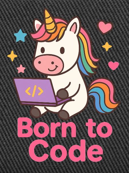 programmierendes Einhorn