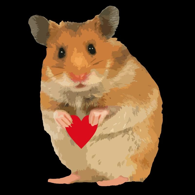 Hamster Menno mit Herz