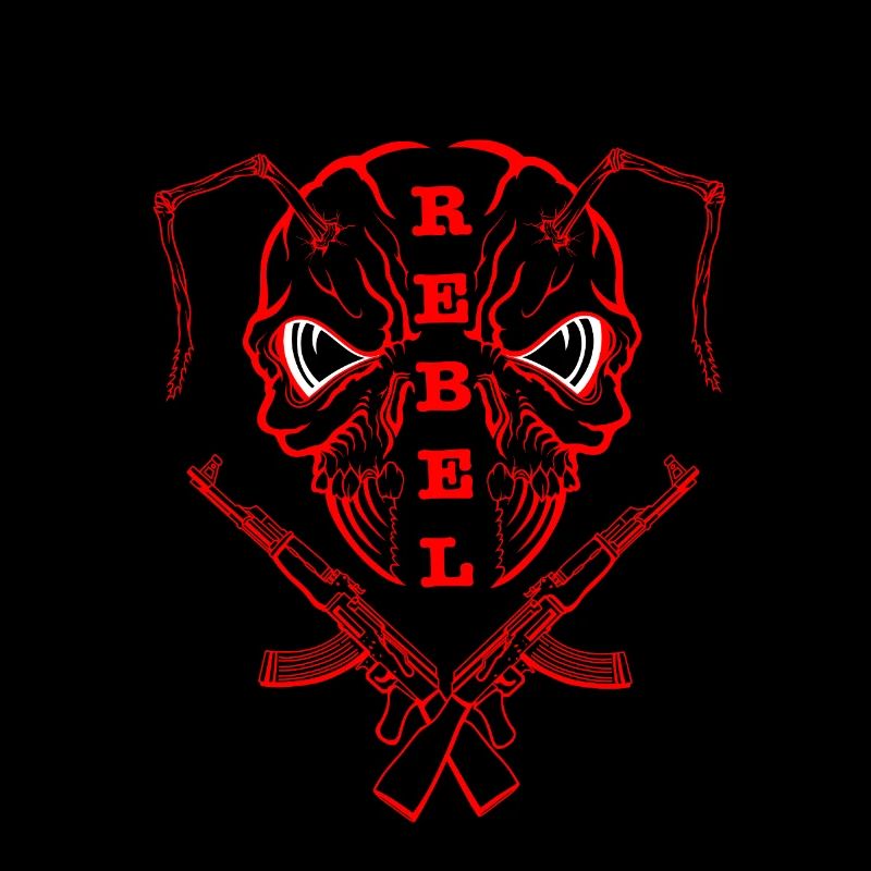 "REBEL EYES – Fearless Expression" rot