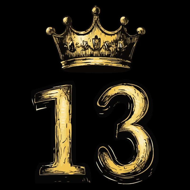 13 Zahl Krone