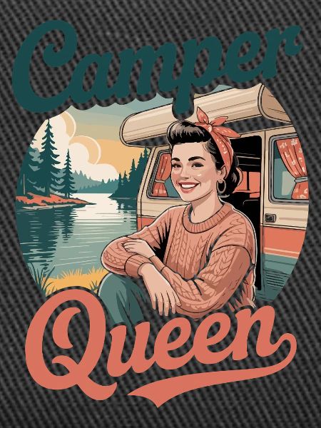 Camper Queen Retro Camping