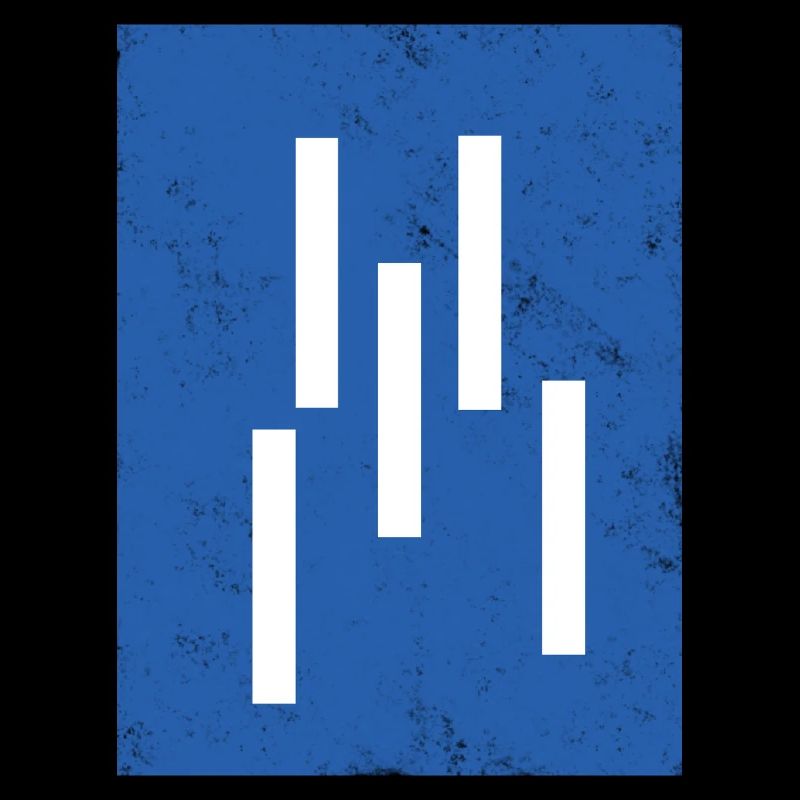 Composition abstraite de lignes verticales