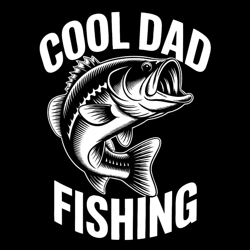 Motif de pêche cool pour papa