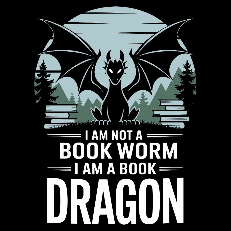Not A Bookworm A Book Dragon