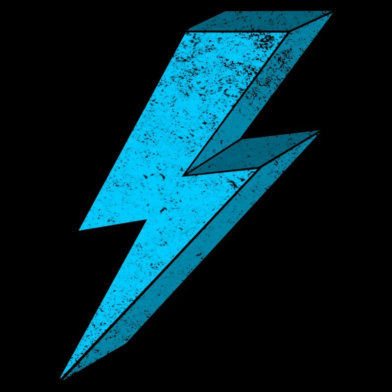 Elektrischer Blitz Design 3D