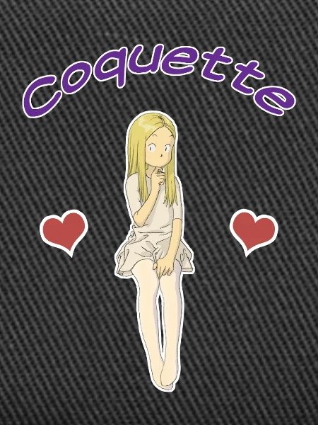 Fillette coquette