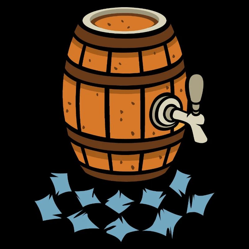 Münchner Bierfass Cartoon