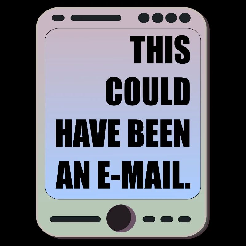 E-MAIL DE RÉUNION DE BUREAU DRÔLE