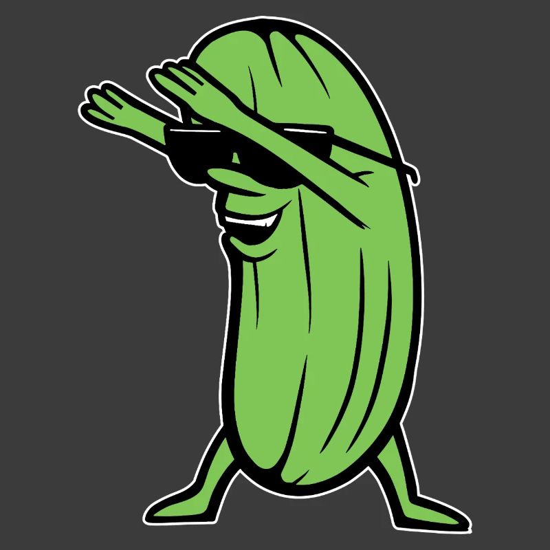 Dabbing Concombre Dabbing Dab Danse Hip-Hop Danse Pose