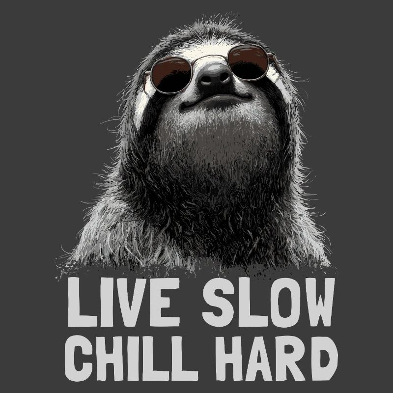 Chilled sloth with sunglasses