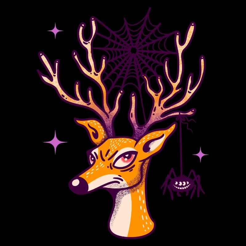 Deer & Spider