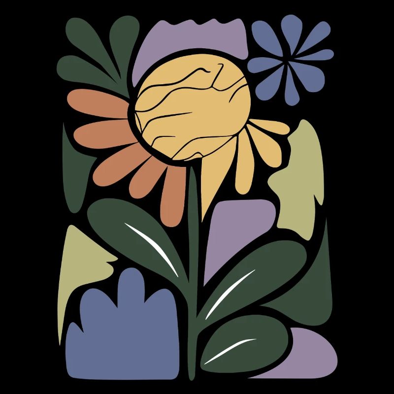 Colourful flower composition