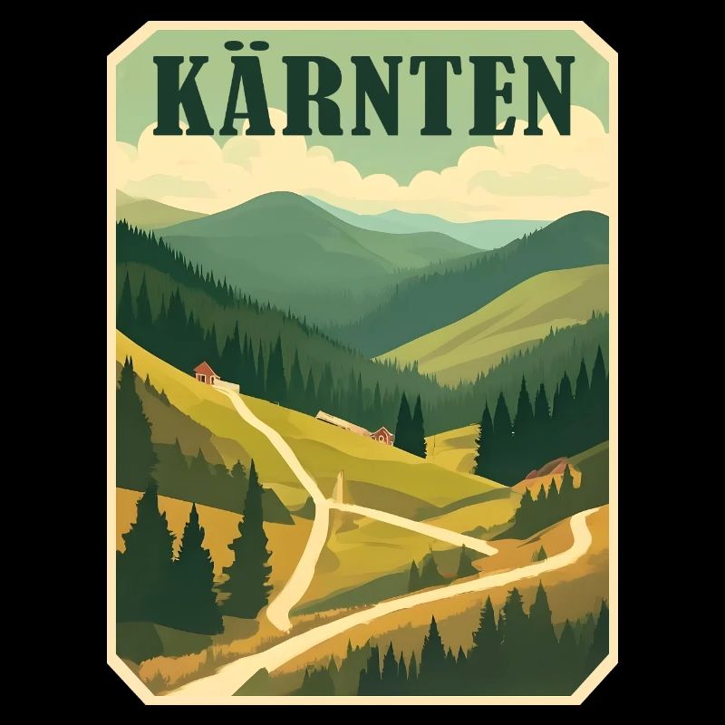 Kärnten retro Motiv