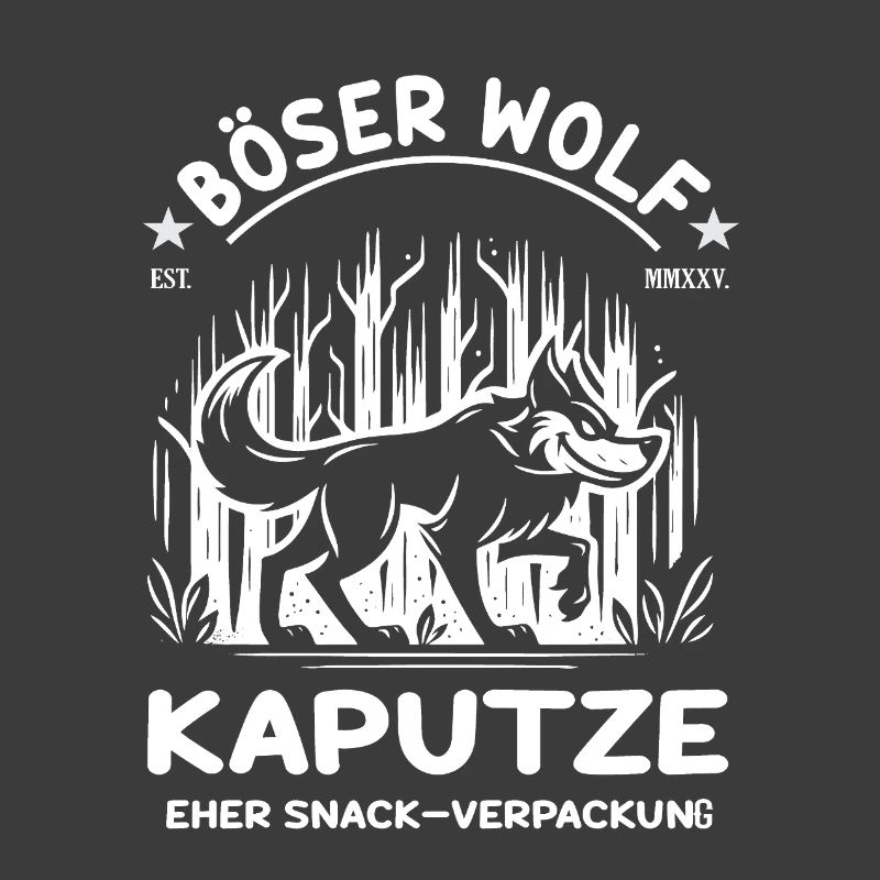 Lustiger Böser Wolf – Comic Design