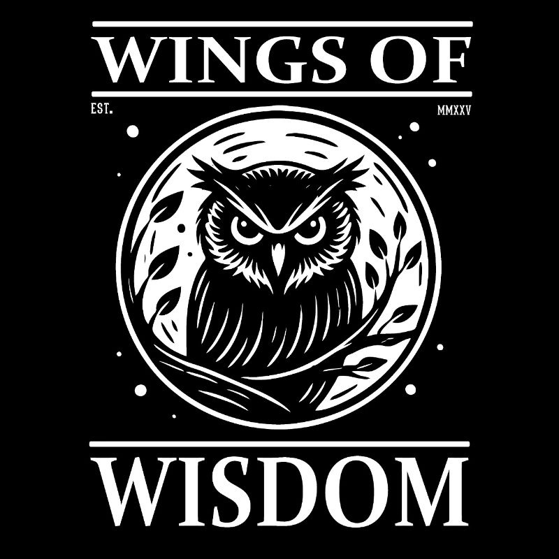 Hibou – Conception des ailes de la sagesse